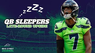 2024 Fantasy Football QB Sleepers LateRound HighUpside STUDS [upl. by Steven840]