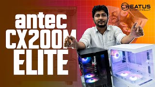 Antec CX200M RGB ELITE MiniTower Gaming Casing Review in Bangla amp Price in BD  Creatus Computer [upl. by Ynaoj]