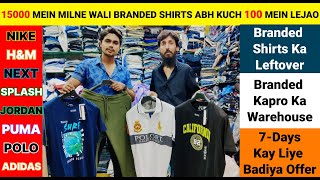 Original Export Leftover Shirts Jeans in Karachi  Branded Clothes Warehouse  NIKE HampM PUMA [upl. by Aihtekal223]