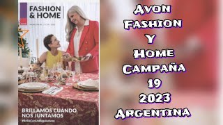 Avon Fashion y Home Campaña 19 2023 Argentina 💕💜💕 [upl. by Ellette]