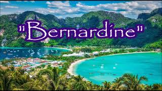 PAT BOONE BERNARDINE  lyrics [upl. by Balling]