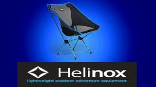 Helinox Chair One Camping Chair Review and Motovlog [upl. by Latsryc]