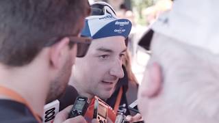 Elia Viviani postrace  Ziptrak® Stage 1  2019 Santos Tour Down Under [upl. by Malca555]