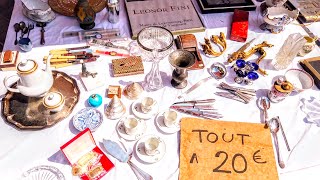 NICE COURS SALEYA VINTAGE MARKET ANTIQUE RÉTRO COLLECTIONS BROCANTE [upl. by Raychel]