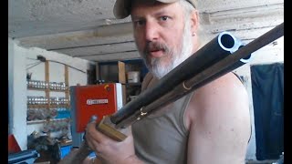 Flintlock shotgun build 1790 pt 16 fitting the ramrod and shaping the gunstock [upl. by Aidroc]