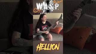 WASP  Hellion Alexi’s solo from the Bodom cover wasp childrenofbodom guitarsolo [upl. by Ellennad]