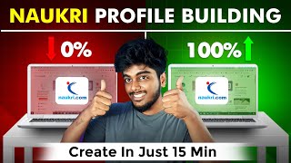 Step by step guide to create your Naukri profile  For IT Job freshers [upl. by Erwin]