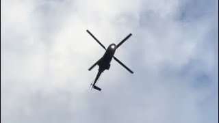 Chinook and Puma helicopters flying over London [upl. by Atirma759]