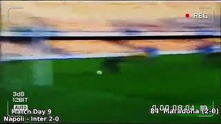 Maradona goal allInter 1989 sscnapoli forzanapolisempre maradona [upl. by Desdee]