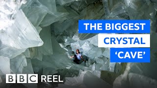 Inside the worlds largest crystal cave – BBC REEL [upl. by Aldarcy295]