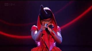 Misha B is redy for our scary Halloween night  The X Factor 2011 Live Show 4 Full Version [upl. by Attesor668]