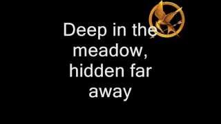 Deep in the Meadow  Lullaby lyrics  The Hunger Games Movie 2012 [upl. by Aday380]