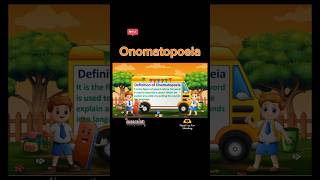 Onomatopoeia examples grammar knowledge learnenglish learning klwp englishgrammar [upl. by Glynis313]