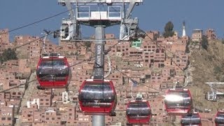 Bolivia teleférico urbano más alto del mundo [upl. by Trask]