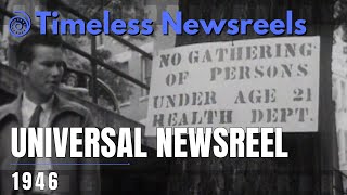 The Fight Against Polio I Universal Newsreel 1946 I Timeless Newsreels [upl. by Alisan]