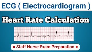 Heart Rate Calculation by ECG Stripes  ECG Part  5 [upl. by Perl92]