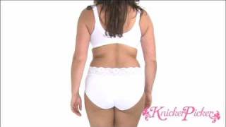 KnickerPickercom  Triumph Doreen Bra and Sloggi Romance Midi Brief [upl. by Belda]