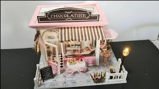 diy miniature dollhouse kit C007 cocoas fantastic ideas [upl. by Kciregor908]