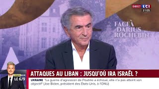 BernardHenri Lévy  LCI Face à Darius Rochebin  Liban Israël amp Palestine 24 septembre 2024 [upl. by Aleit]