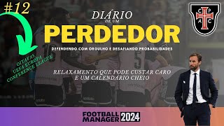 12 A UM PASSO DAS QUARTAS DE FINAL DA UEFA CONFERENCE LEAGUE  FM 2024 DIÃRIO DE UM PERDEDOR [upl. by Aerdnaed]