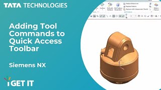 How to Add Commands to the Quick Access Toolbar in NX [upl. by Aracot130]