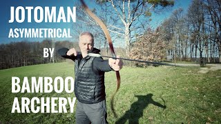 Jotoman asymmetrical Bow by Bamboo Archery Malaysia  Review [upl. by Einre]