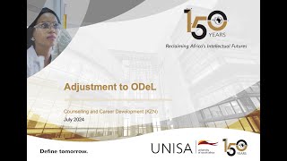 Adjustment to ODeL [upl. by Saidee]