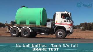 How much safer is your tanker with Ball Baffles [upl. by Naujej]