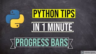 Python coding tips for beginners  Progress bars  tqdm shorts [upl. by Jaco]