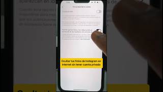 Como ocultar tus fotos de Instagram en Internet sin poner la cuenta privada [upl. by Ahtnams466]