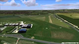 FSX HD Movie 720p ORBX EGHR Chichester Goodwood [upl. by Haron724]