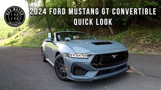 2024 Ford Mustang GT Convertible Quick Look [upl. by Robyn]