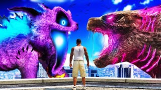 CATNAP GODZILLA vs GODZILLA EVOLVED In GTA 5 Mods [upl. by Ener]