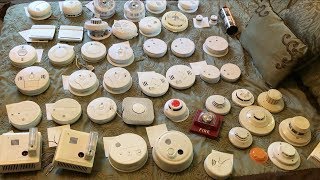 TestingShowing EVERY Smoke Alarm in my Collection [upl. by Yhtrod447]