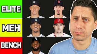 Ranking Every MLB Center Fielder Tier List [upl. by Akinwahs]