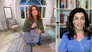 Dooney amp Bourke Coated Cotton Gingham Hobo on QVC [upl. by Hbaruas]