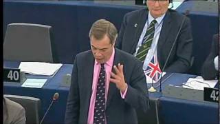 Farage What gives you the right to dictate to the Greek and Italian people [upl. by Sidnarb]