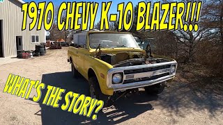 1970 K10 Blazer walkaround and the plan to get it running again [upl. by Bokaj]