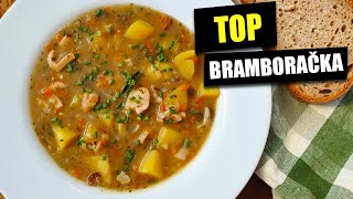 Bramboračka s houbami  recept [upl. by Ray234]