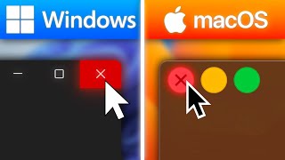 41 Simple Tasks on Windows vs MacOS [upl. by Duaner]