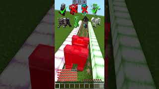 Minecraft Pointed Dripstone vs MOBS minecraft shorts mcpe [upl. by Pegg]