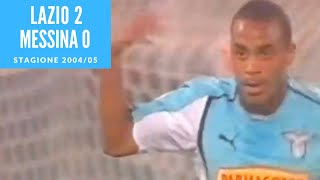 27 ottobre 2004 Lazio Messina 2 0 [upl. by Llerral]