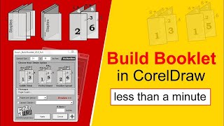 New Features of Build Booklet  Booklet in CorelDraw  Imposition [upl. by Otecina]