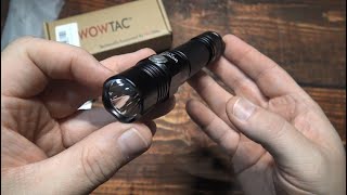 WowTac A1S Flashlight Kit Review [upl. by Zoe]