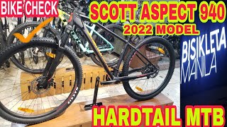 SCOTT ASPECT 9402022 MODEL HARDTAIL MTBBISIKLETA MANILA [upl. by Safir]