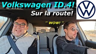 Essai routier Volkswagen ID4 100 électrique  Entrevue sur la route avec un SUPER directeur [upl. by Polash]