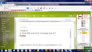 2g  Transférer un message avec Yahoo [upl. by Sidnac]