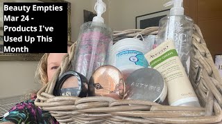 Empties Mar 24  Products Ive used up this month [upl. by Leciram835]