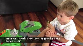 Vtech Jagger the TRex Reacts to Voice Commands [upl. by Nit]