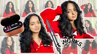 My 15Mins Dyson AirWrap Hair Routine for Perfectly Styled Hair  Easy Blowout  Okainfluencer [upl. by Wilfred]